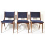 BEN CHAIRS - MATCHING SET OF THREE RETRO DINING / SIDE CHAIRS