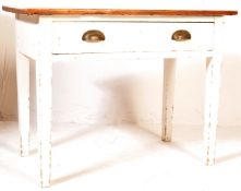 19TH CENTURY VICTORIAN PAINTED HALL TABLE