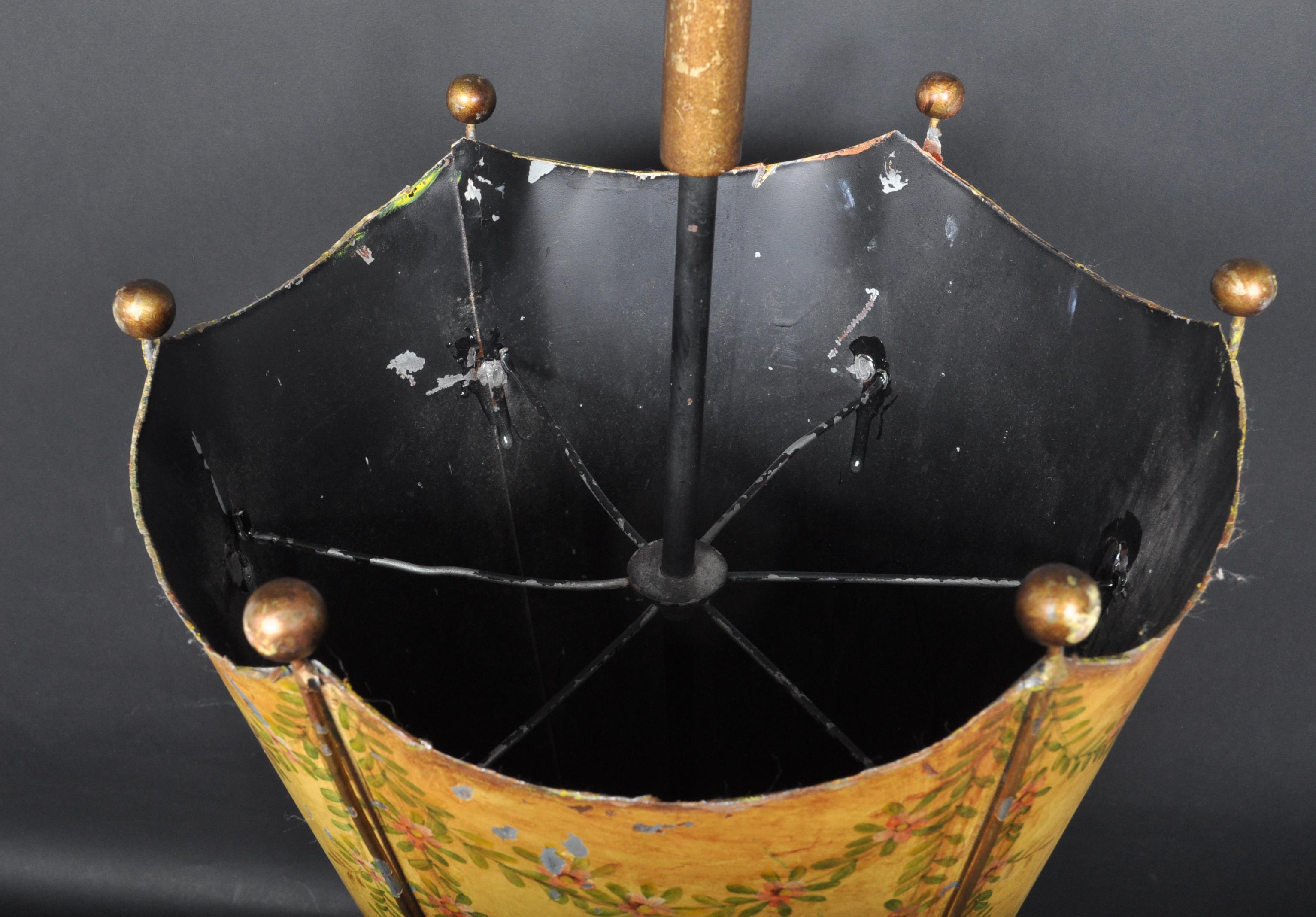 VINTAGE PAINTED UMBRELLA STAND - Image 4 of 5
