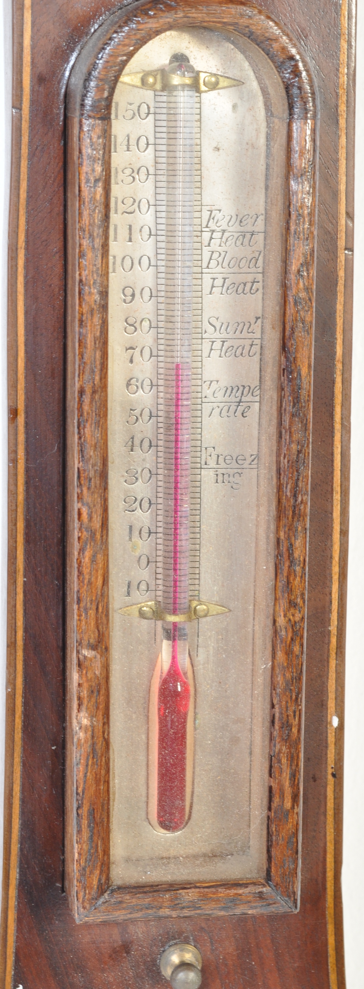 19TH CENTURY VICTORIAN CLOCK AND BAROMETER - Image 7 of 9