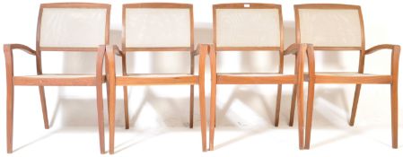 SET OF FOUR 20TH CENTURY DINING CHAIRS