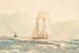 IN THE MANNER OF MONTAGUE DAWSON WATERCOLOUR PAINTING