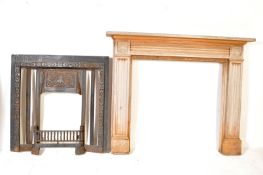 EARLY 20TH CENTURY CIRCA 1920S BEECH FIREPLACE