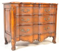 19TH CENTURY STYLE FRENCH MAHOGANY CHEST OF DRAWERS