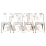 SET OF FOUR INDUSTRIAL CAFE / DINING TOLIX CHAIRS