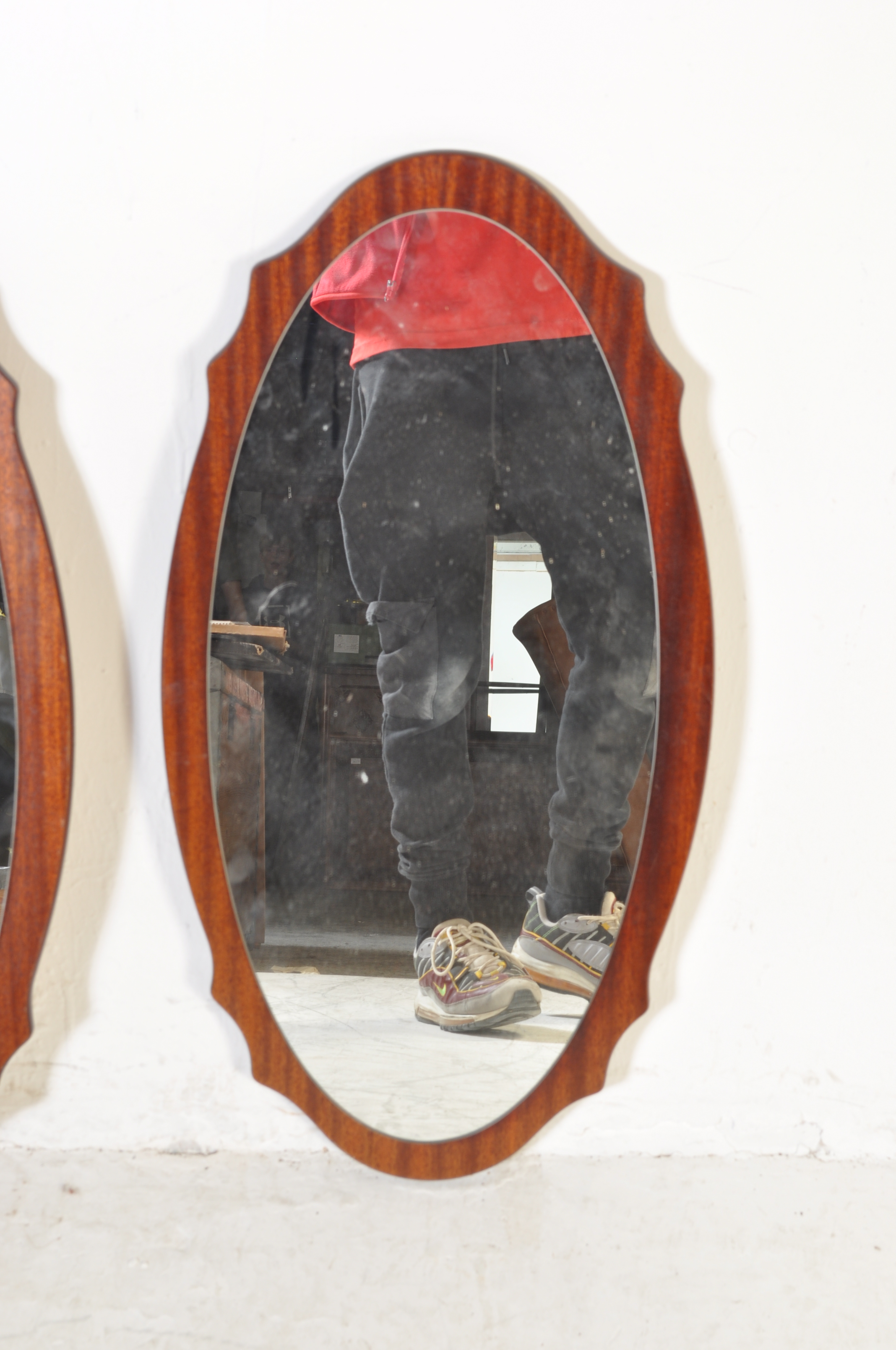 MID 20TH CENTURY DANISH INSPIRED TEAK FRAME MIRRORS - Image 3 of 4