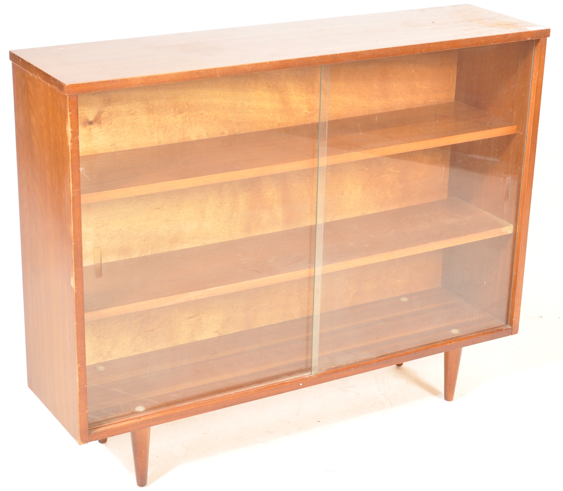 MID CENTURY TEAK WOOD BOOKCASE - Image 2 of 6