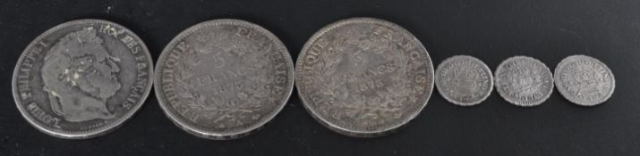 COLLECTION OF 18TH CENTURY AND LATER COIN