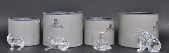 SWAROVSKI CRYSTAL - COLLECTION OF FOUR FIGURES