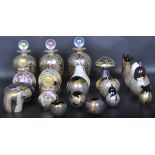 LARGE COLLECTION OF ISLE OF WHITE PAPERWEIGHTS & SIMILAR PAPERWEIGHTS