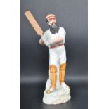 20TH CENTURY BISQUE FIGURINE OF WG GRACE