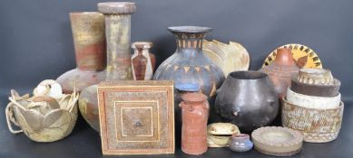 COLLECTION OF VINTAGE 20TH CENTURY TRIBAL ITEMS