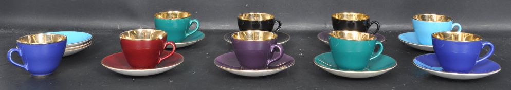 VINTAGE COPENHAGEN CONFETTI PATTERN COFFEE SERVICE