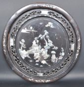 19TH CENTURY CHINESE MOTHER OF PEARL INLAID TRAY