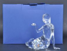 SWAROVSKI CRYSTAL - CUT GLASS FIGURE OF A MERMAID - MODEL 827603