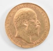 1908 EDWARD VII GOLD SOVREIGN