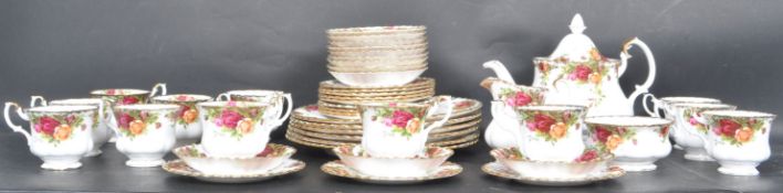 LARGE ROYAL DOULTON OLD COUNTRY ROSE TEA SERVICE