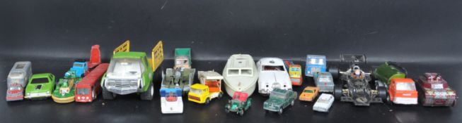 LARGE COLLECTION OF ASSORTED VINTAGE DIECAST MODELS