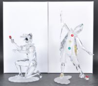 SWAROVSKI CRYSTAL - MASQUERADE COLLECTION - TWO FIGURINES