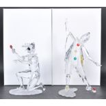 SWAROVSKI CRYSTAL - MASQUERADE COLLECTION - TWO FIGURINES