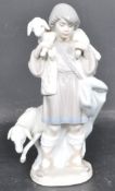 LLADRO PORCELAIN SHEPHERD 5485 FIGURINE