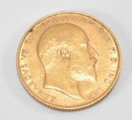 GEORGE V 1909 SOVEREIGN COIN
