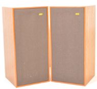 PAIR OF TEAK WOOD CASE PENDOR BC1 SPEAKERS