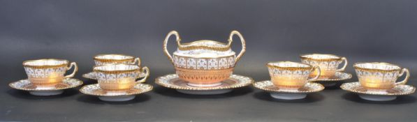 EARLY 19TH CENTURY LATE GEORGIAN PORCELAIN TEA SET