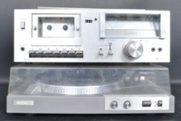 SONY PS-212A RECORD PLAYER AND SONY TC-U2 CASSETTE DECK