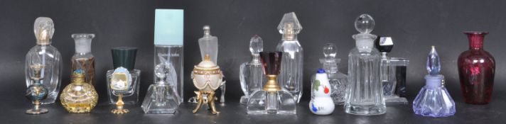 LARGE COLLECTION OF VINTAGE PERFUME BOTTLES