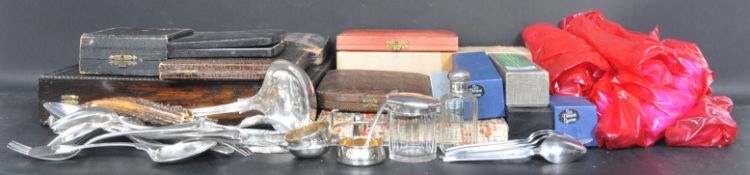 LARGE QUANTITY OF SILVER PLATE ITEMS
