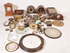 LARGE COLLECTION OF CLOCK SPARES