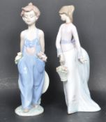 TWO LLADRO COLLECTORS SOCIETY FIGURINES