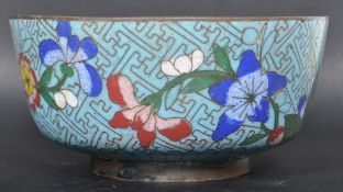 20TH CENTURY CHINESE CLOISONNE BOWL