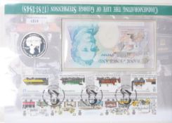 COLLECTION OF VINTAGE 20TH CENTURY STAMPS AND COIN COVERS