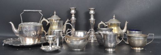 LARGE COLLECTION OF SILVER PLATED WARE