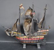 17TH CENTURY STYLE WOODEN GALLEON