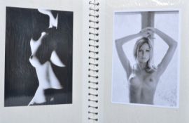TWO ALBUMS OF NUDE, TOPLES AND EROTIC PHOTOGRAPHS