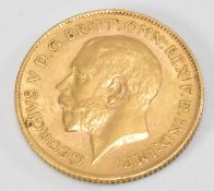 1912 GEORGE V HALF SOVEREIGN COIN