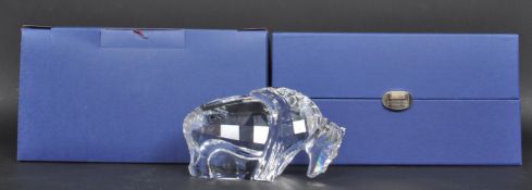 SWAROVSKI CRYSTAL - BUFFALO FIGURE DESIGNED BY MARTIN ZENDRON