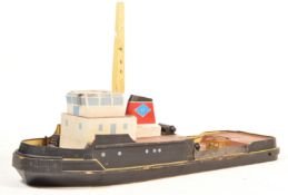 VINTAGE 20TH CENTURY SCRATCH BUILT MODEL BOAT