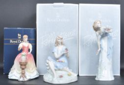 COLLECTION OF FOUR VINTAGE 20TH CENTURY CERAMIC FIGURINES