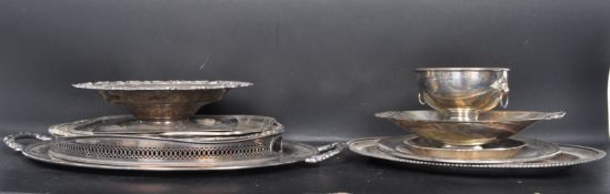 ASSORTMENT OF SILVER PLATED ITEMS