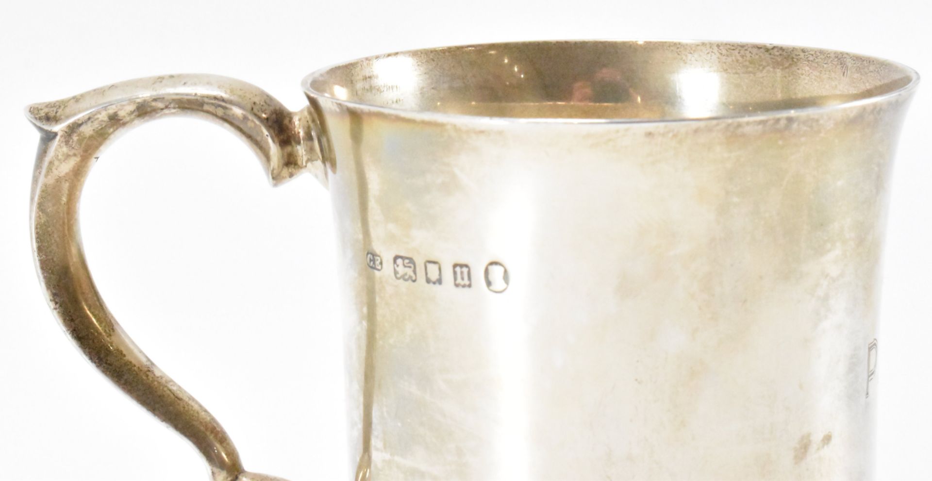 1930'S SILVER HALLMARKED CHRISTENING CUP - Image 3 of 4