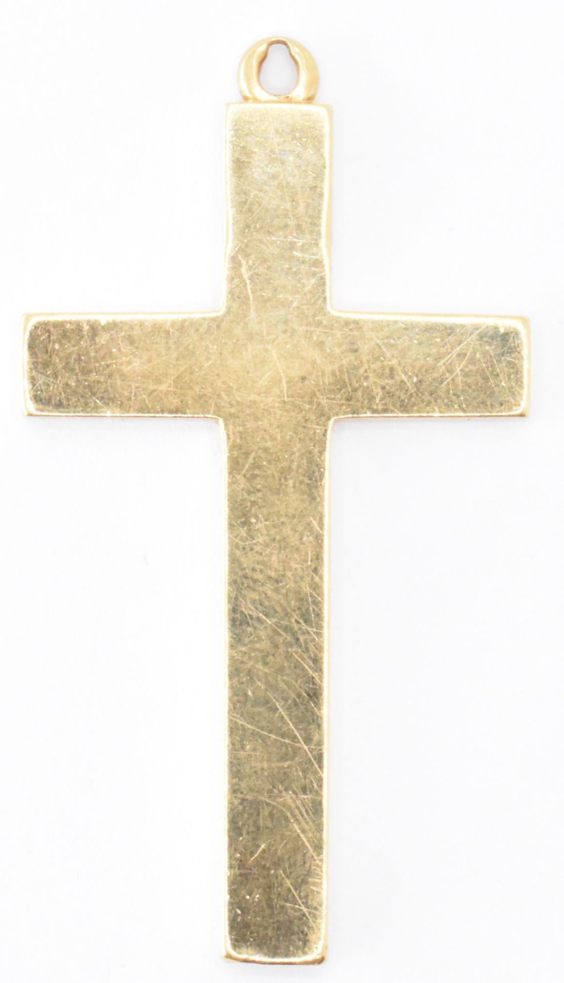 18CT GOLD 1914 CRUCIFIX PENDANT - Image 3 of 5