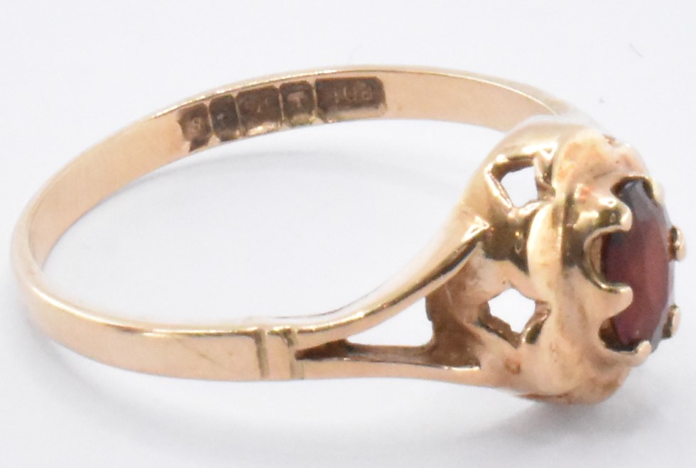 TWO HALLMARKED 9CT GOLD RINGS - Image 3 of 5