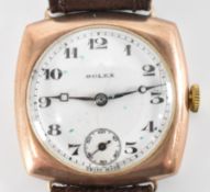 1930S 9CT GOLD ROLEX WRIST WATCH