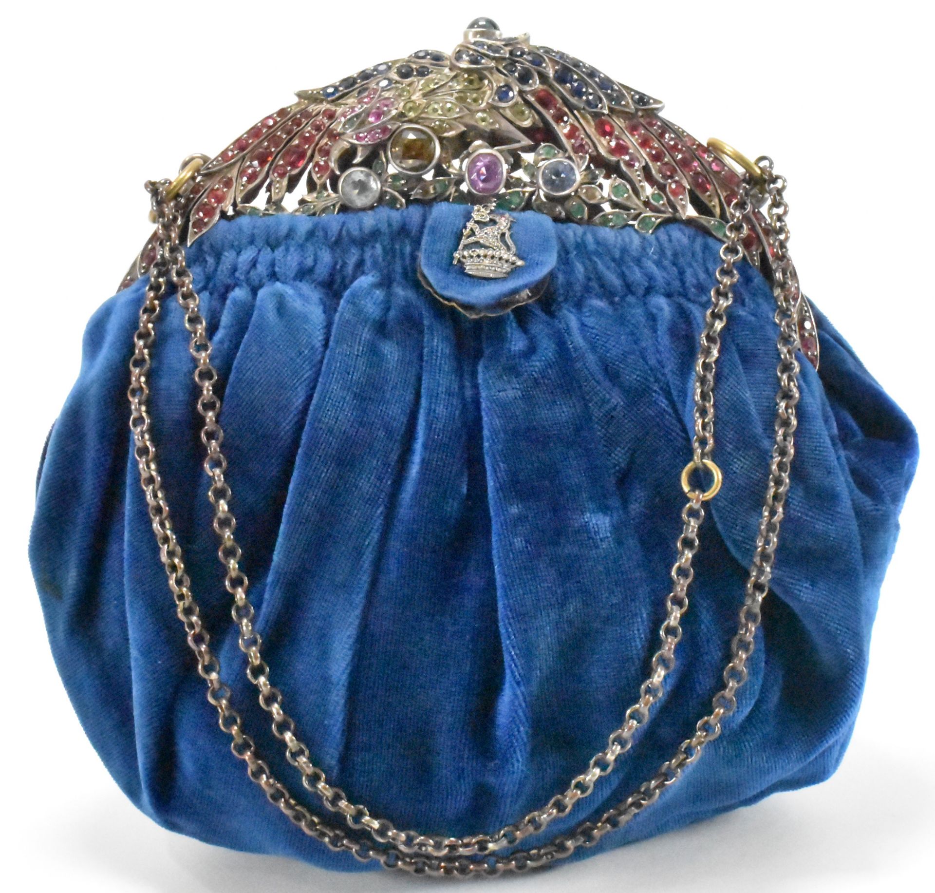 1910s CONTINENTAL GEM SET OPERA EVENING BAG