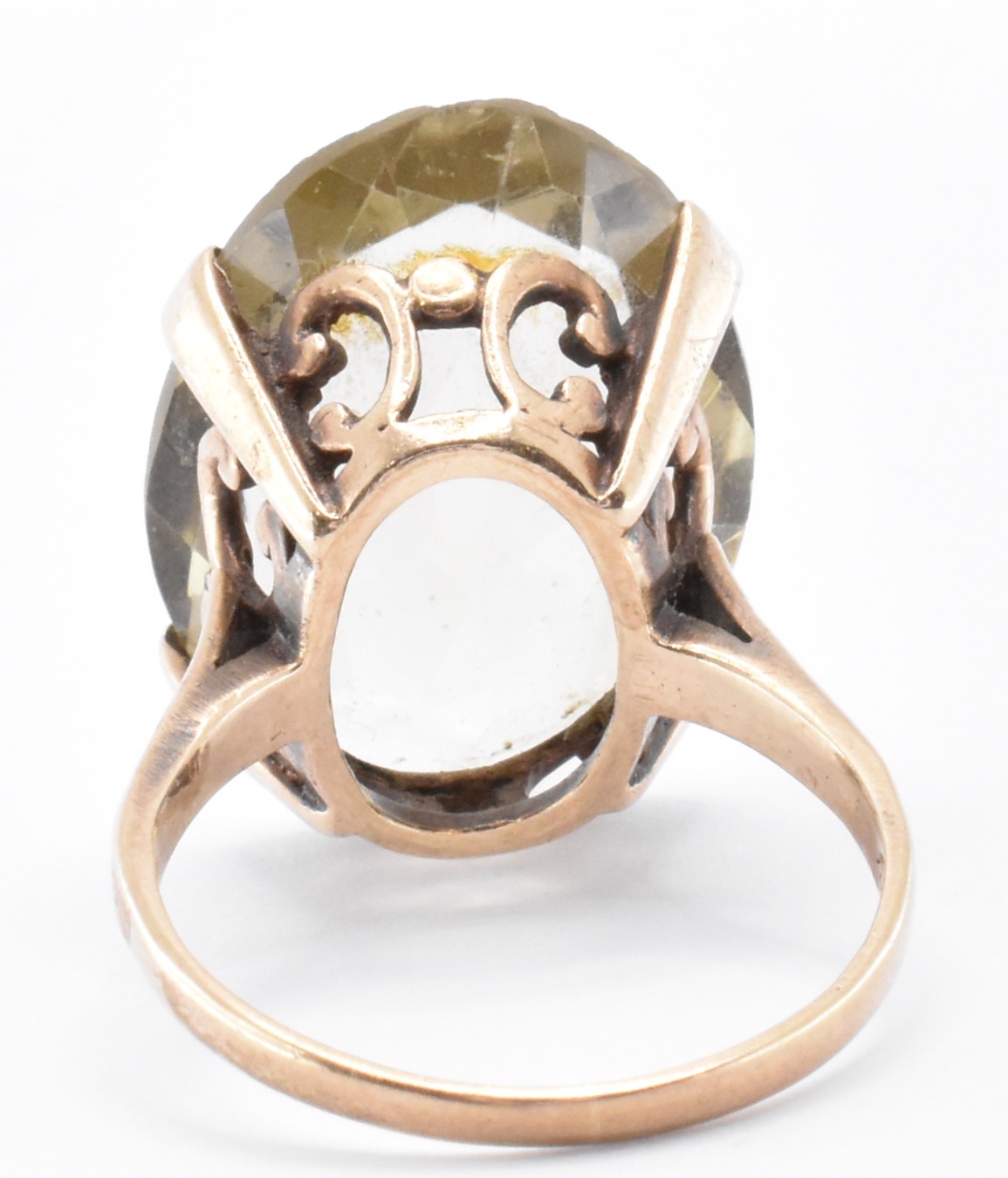 HALLMARKED 9CT GOLD & CITRINE RING - Image 3 of 7