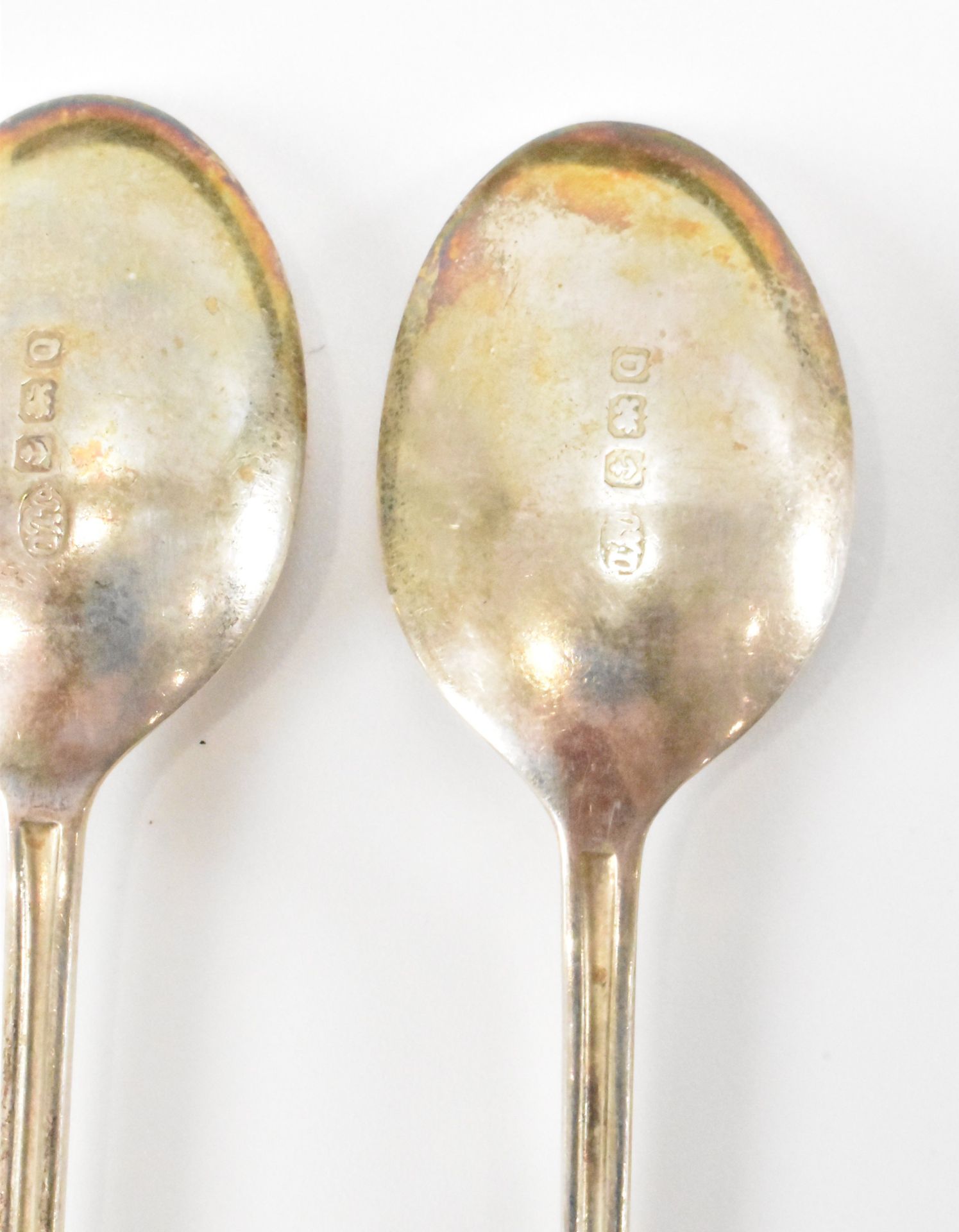HALLMARKED SILVER TEAPSOONS WITH BABY SPOON & PUSHER - Image 6 of 7